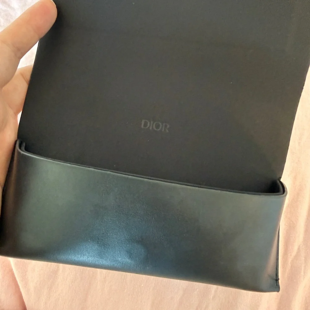 Dior Oversized Square Women's Sunglasses - Black Frame with Gradient Lenses